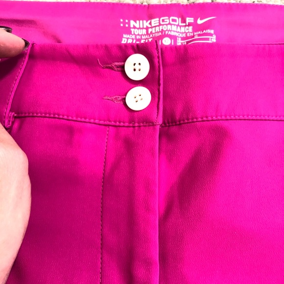 Bright Pink Ladies Nike DriFit Golf Skort Size 12 - Picture 6 of 8